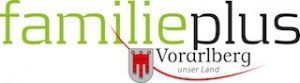 Ein Logo für Family Plus Vorarlberg unter Land