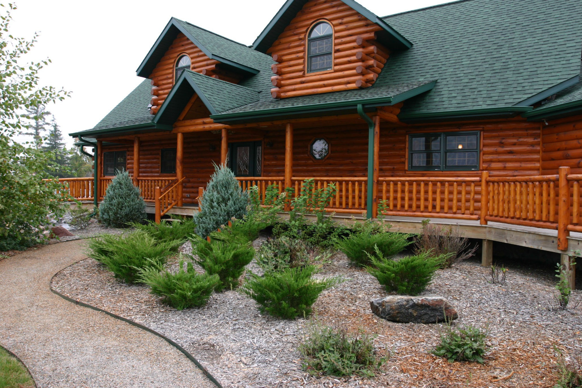 Log Home Building in Haliburton Ontario