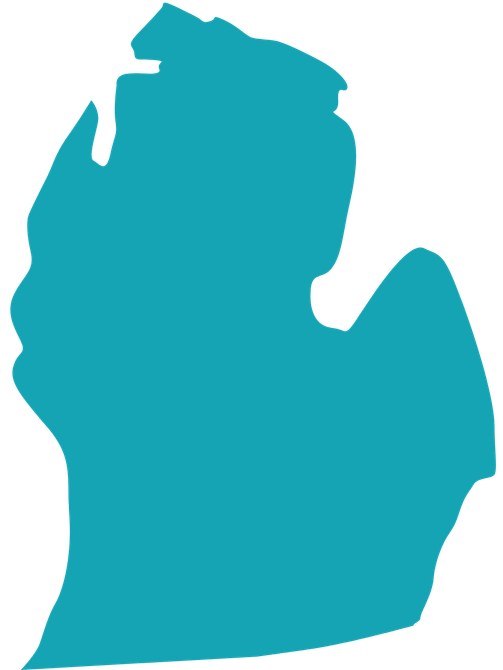 Map of Michigan hearing aids