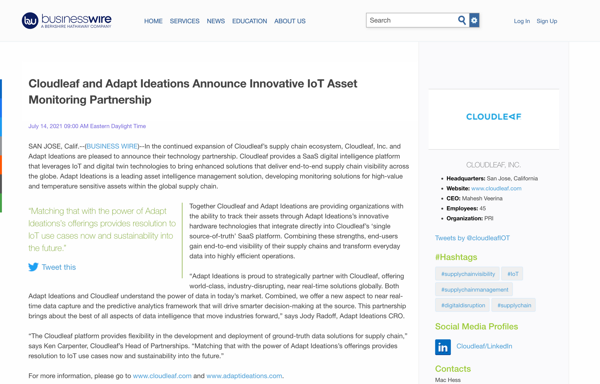 A screenshot of a website with a lot of text on it.