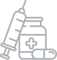 An icon representing pharmacology studies