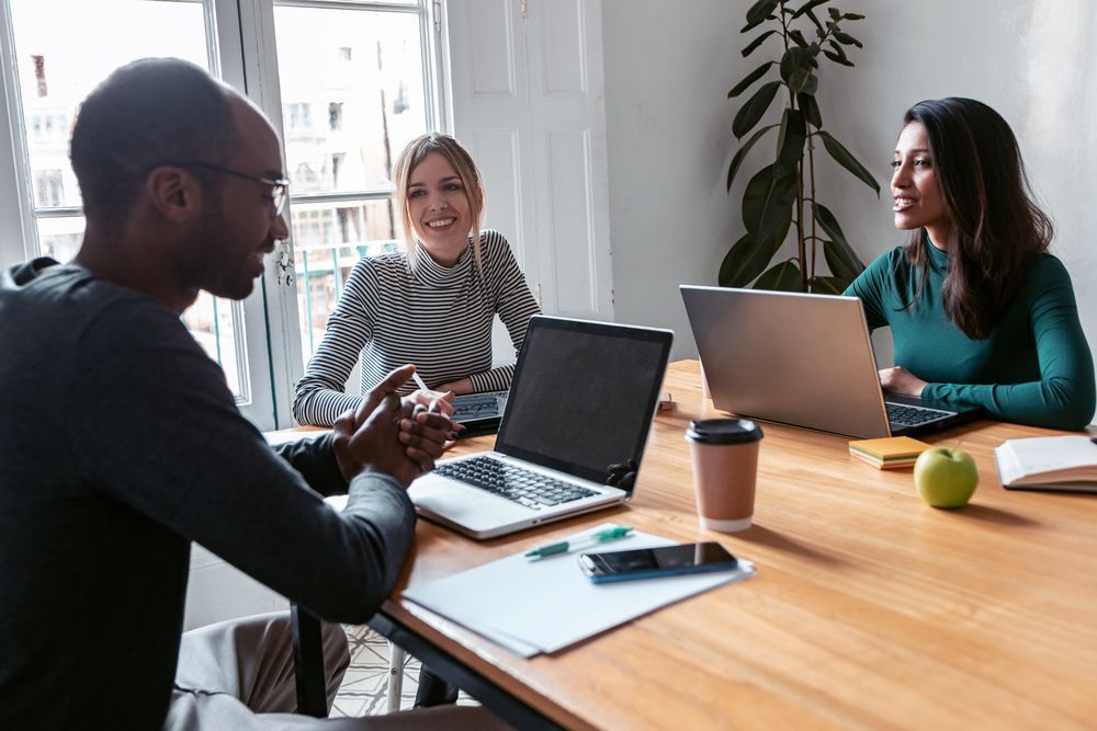 Digital Visibility Tactics working together as a team